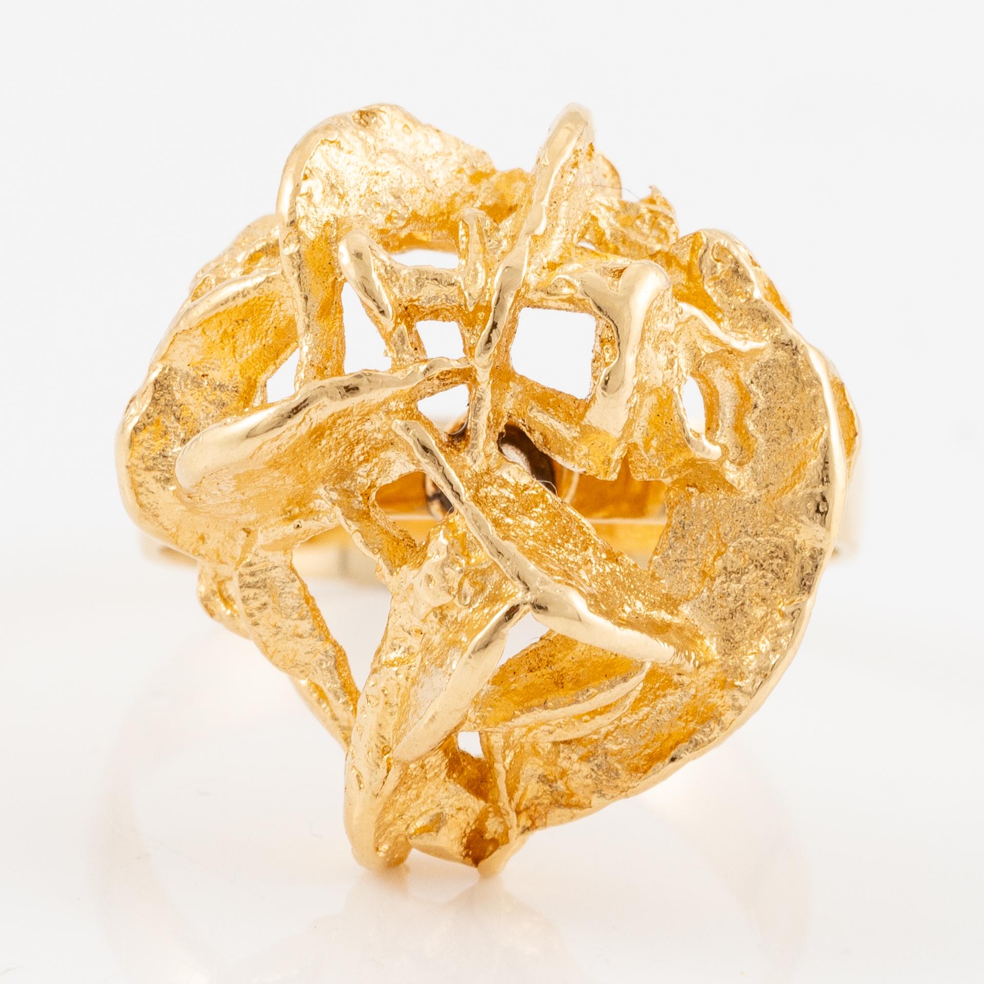 Björn Weckström, a ring 18K gold, for Lapponia.