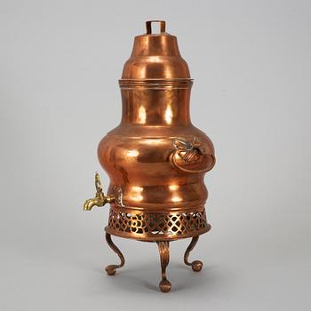 A early 19th century copper samovar.