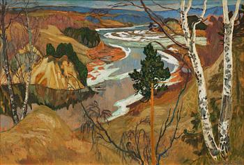 863. Helmer Osslund, "Tidig vår, Österås" ("Early Spring, Österås").