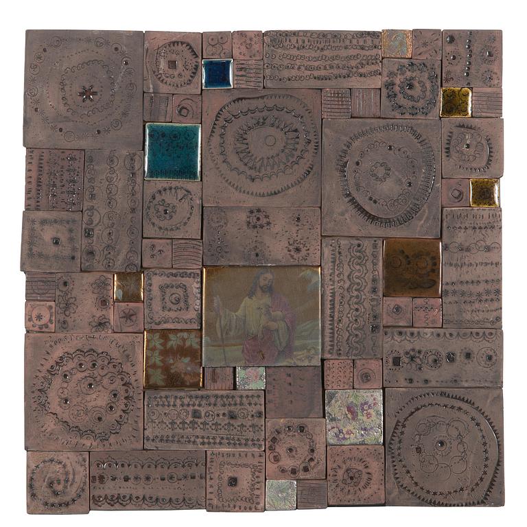 Rut Bryk, relief, signed a tergo.