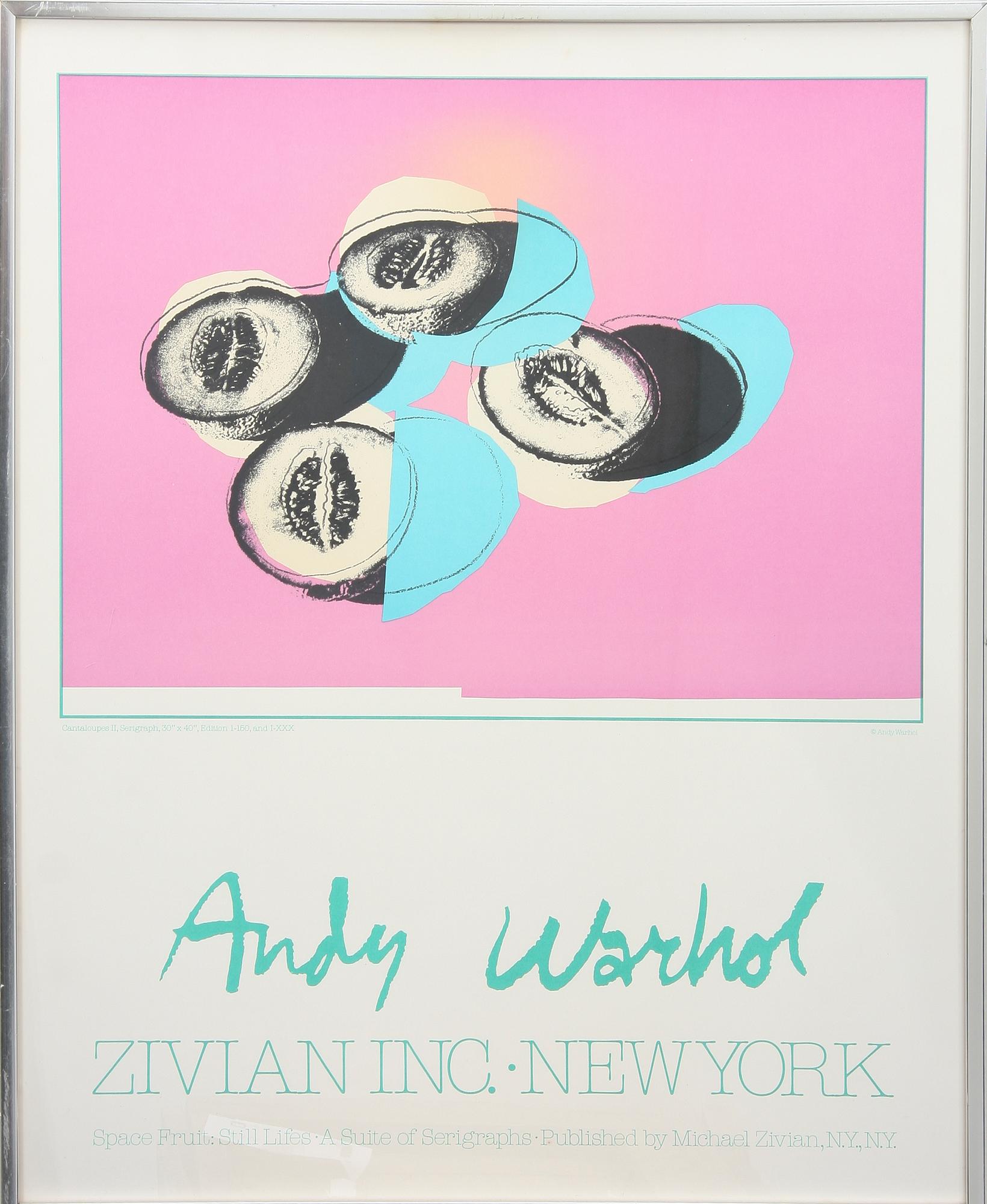 ANDY WARHOL, efter, affischer, 2 st.