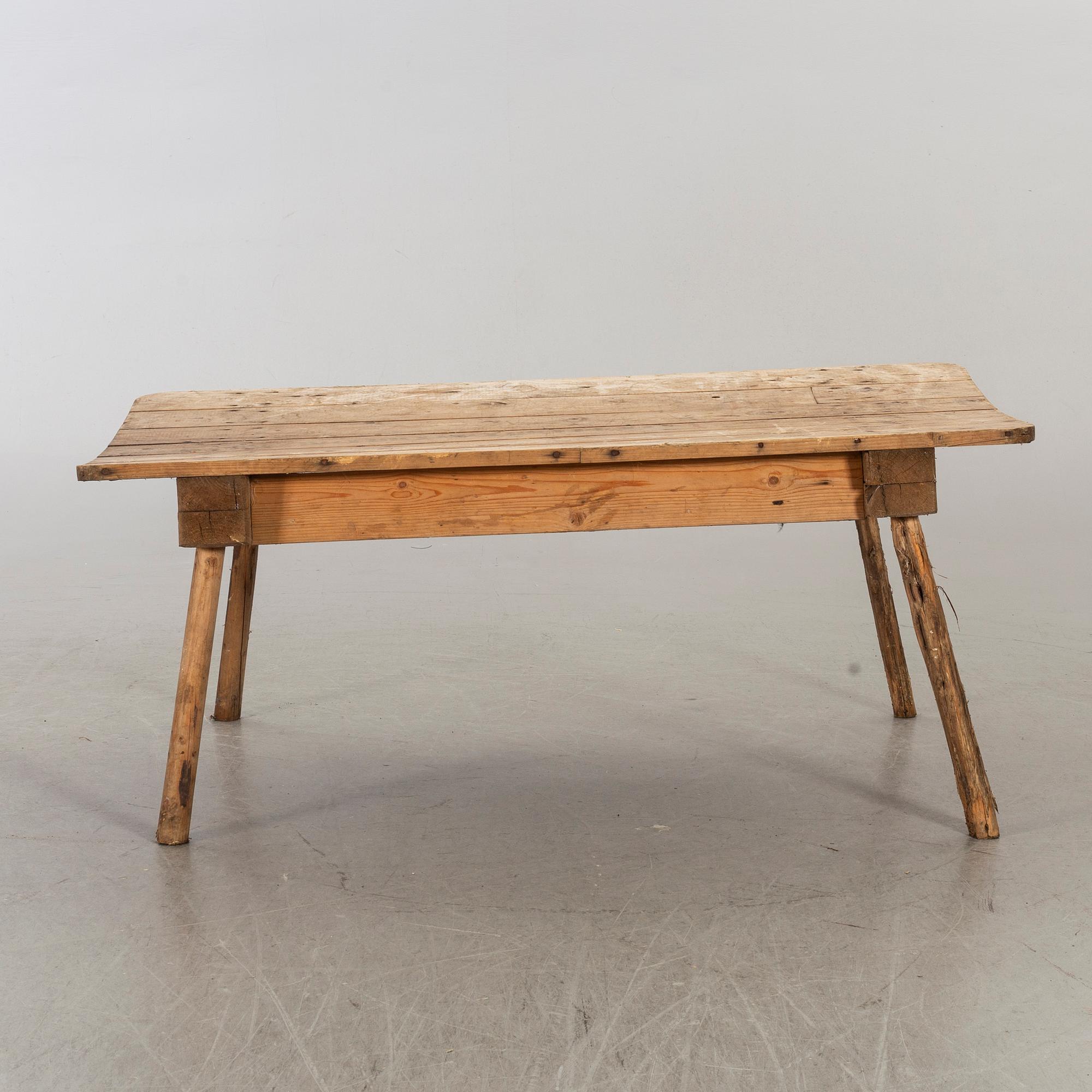 A 20th century slaughter table / garden table.