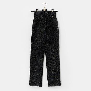 Chanel, byxor, "Fantasy Tweed" storlek 34.