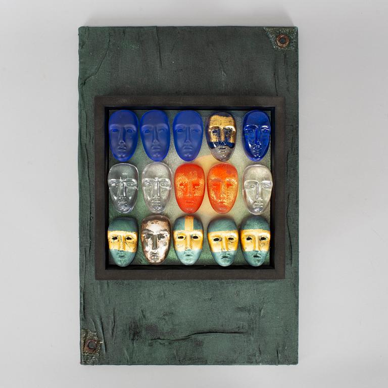 BERTIL VALLIEN, skulptur, Limited edition, signerad och numrerad 44/60. Kosta Boda,