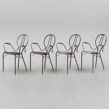 A set of four 'Pia' chairs by Tore Ahlsén for Gärsnäs.