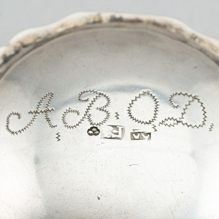 A swedish silver box, 1812.