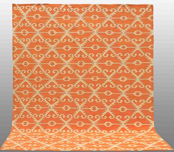 A CARPET, flat weave, around 330 x 262 cm.