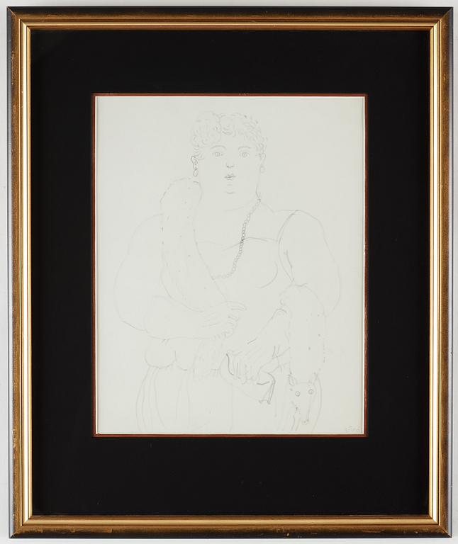 Fernando Botero, "Femme et son étole".