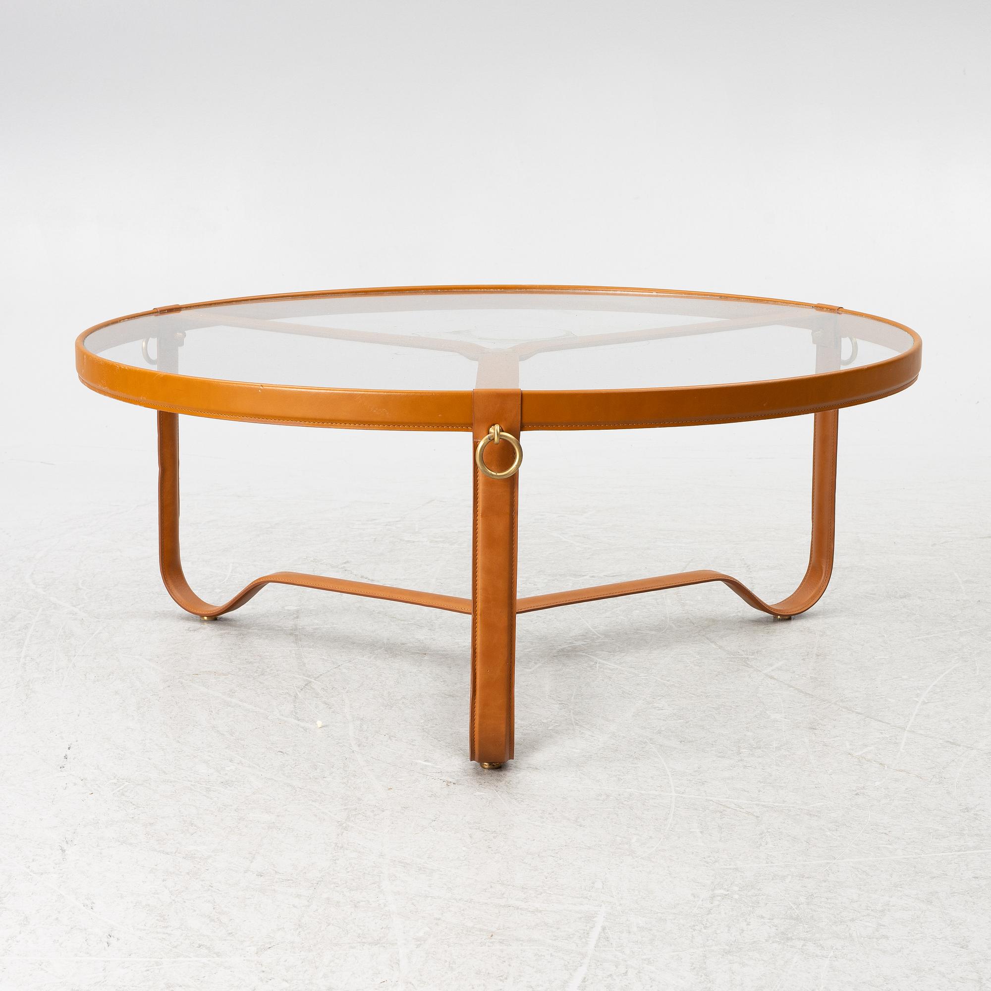 Jacques Adnet, coffee table, Gubi, contemporary.