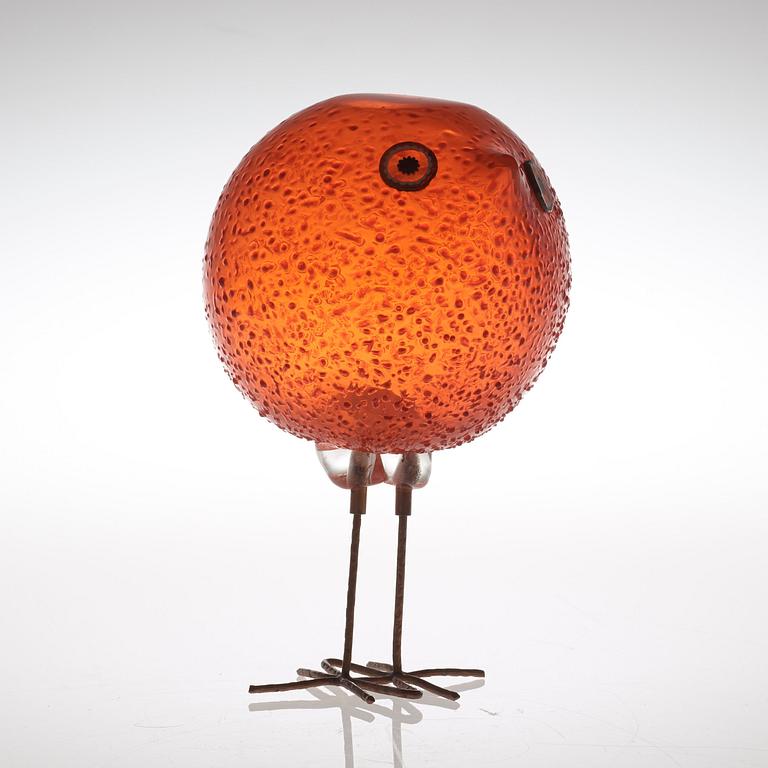 A Peter Pelzel 'Pulcino' glass bird, Vistosi, Italy 1960's.