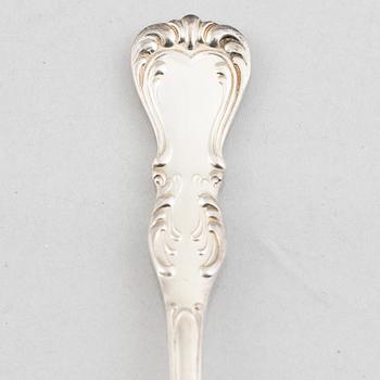 C.G.Hallberg, a 117-piece silver and sterling silver flat wear set, "Viktoria", Stockholm, Sweden, 1949-61.