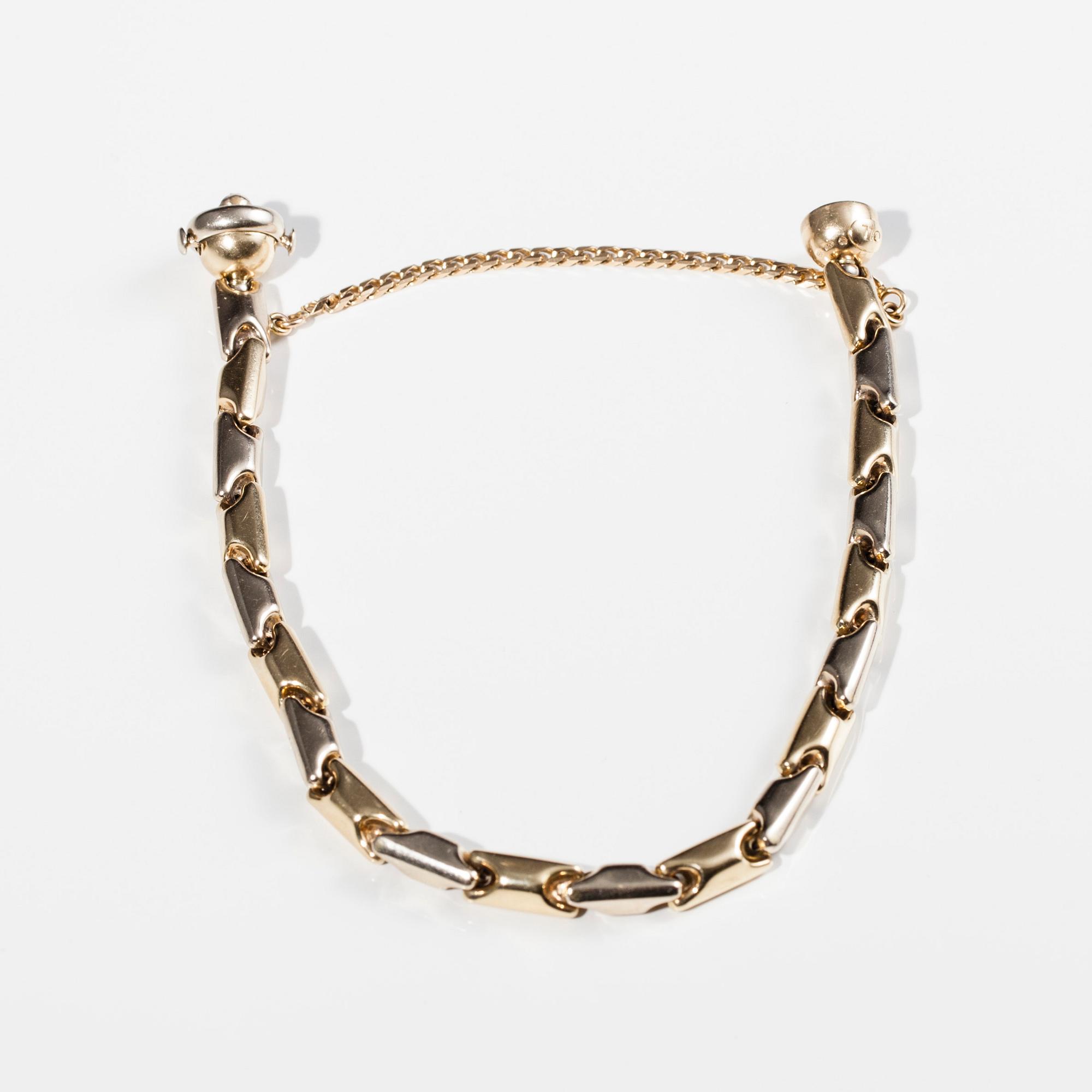ARMBAND, 14K guld, finska kontrollstämplar 2000. Vikt 13,7 g.