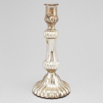 LJUSSTAKE, glas, 1800-tal.