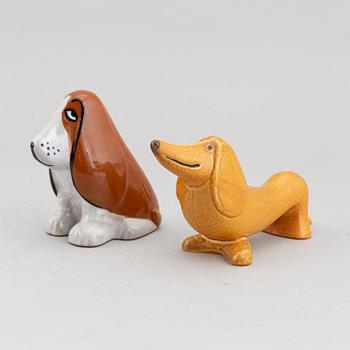 Lisa Larson, six stoneware figurines, for Gustavsberg and K-studion.