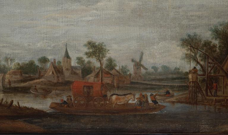 Esaias van de Velde Follower of, ESAIAS VAN DE VELDE, follower o,  oil on canvas, bears signature A van der Velde and dated 1657.