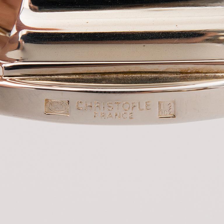 A TEA AND COFFEE SET, silver plated, Christofle, France, middle of the 20th century.
