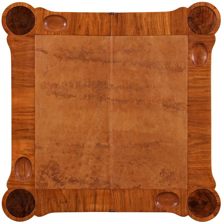 SPELBORD, av Georg Haupt 1772 (mästare i Stockholm 1770-1784). Rokoko.