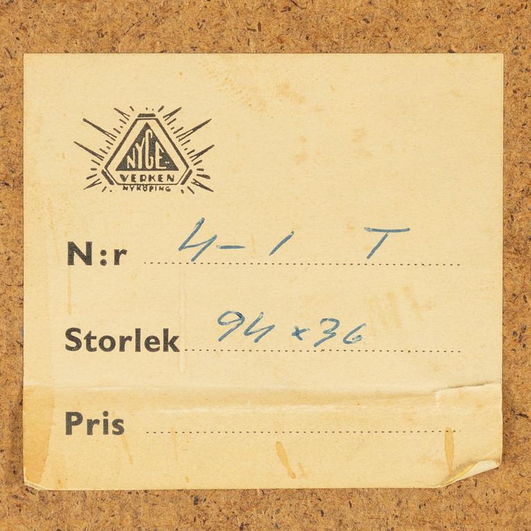 Spegel, Nyge-Verken, Nyköping, 1960-tal.