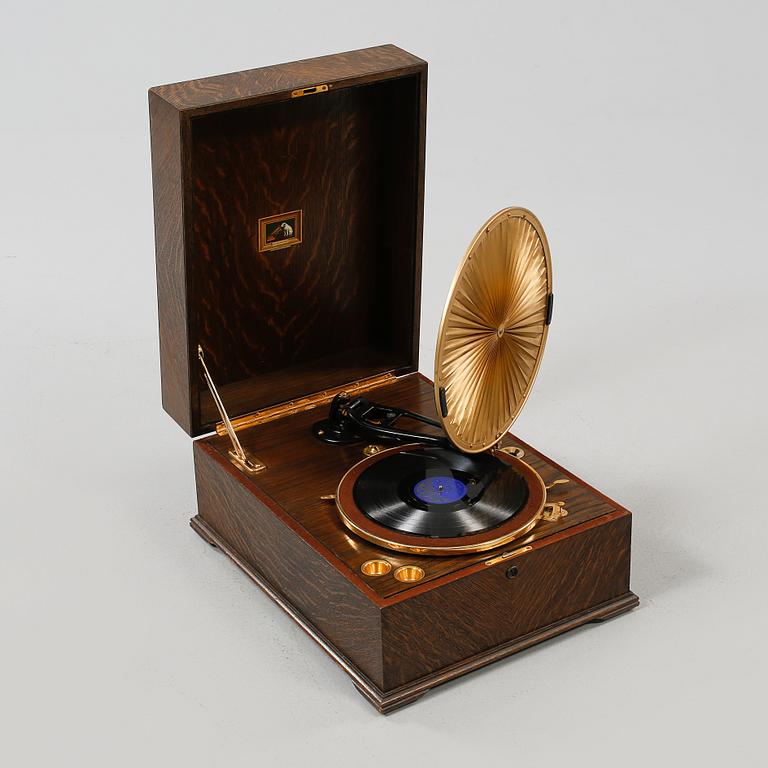 GRAMMOFON, "HMV Model 460 Lumiere", The Gramophone Company Ltd, 1900-talets första hälft.