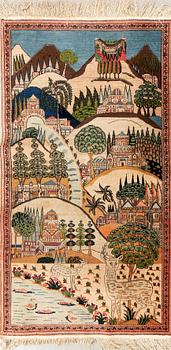 Matta Isfahan semiantik ca 166x89 cm.