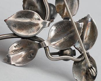 PARTI SMYCKEN, 10 delar, silver, mestadels 1900-tal. Tot vikt 127 gram.