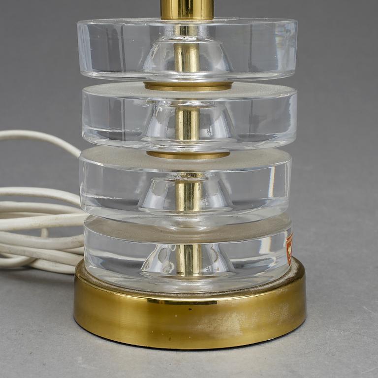 BORDSLAMPA, Carl Fagerlund, Orrefors, 1900-tal.