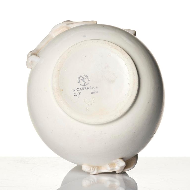 Wilhelm Kåge, a set of two "Carrara" ceramic vases, Gustavsberg, 1930s-40s.