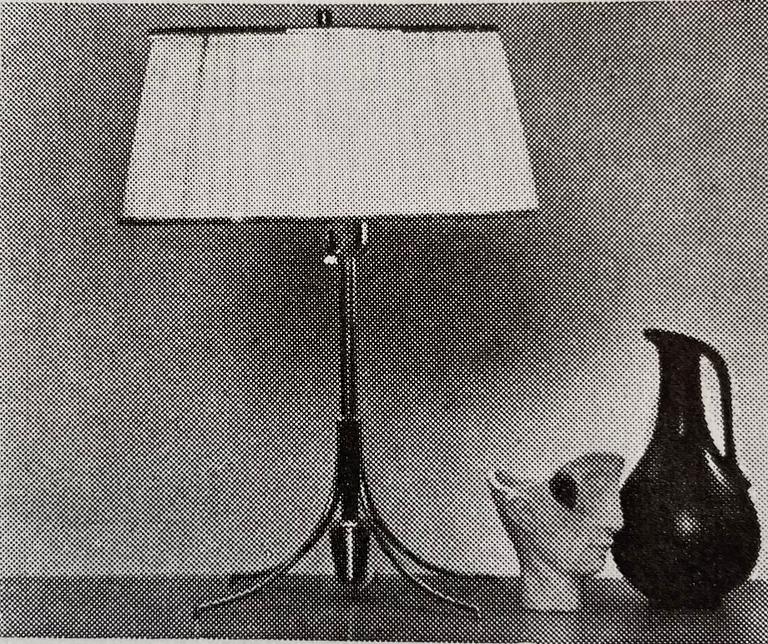 Bertil Brisborg, bordslampa, Nordiska Kompaniet, 1940-tal.