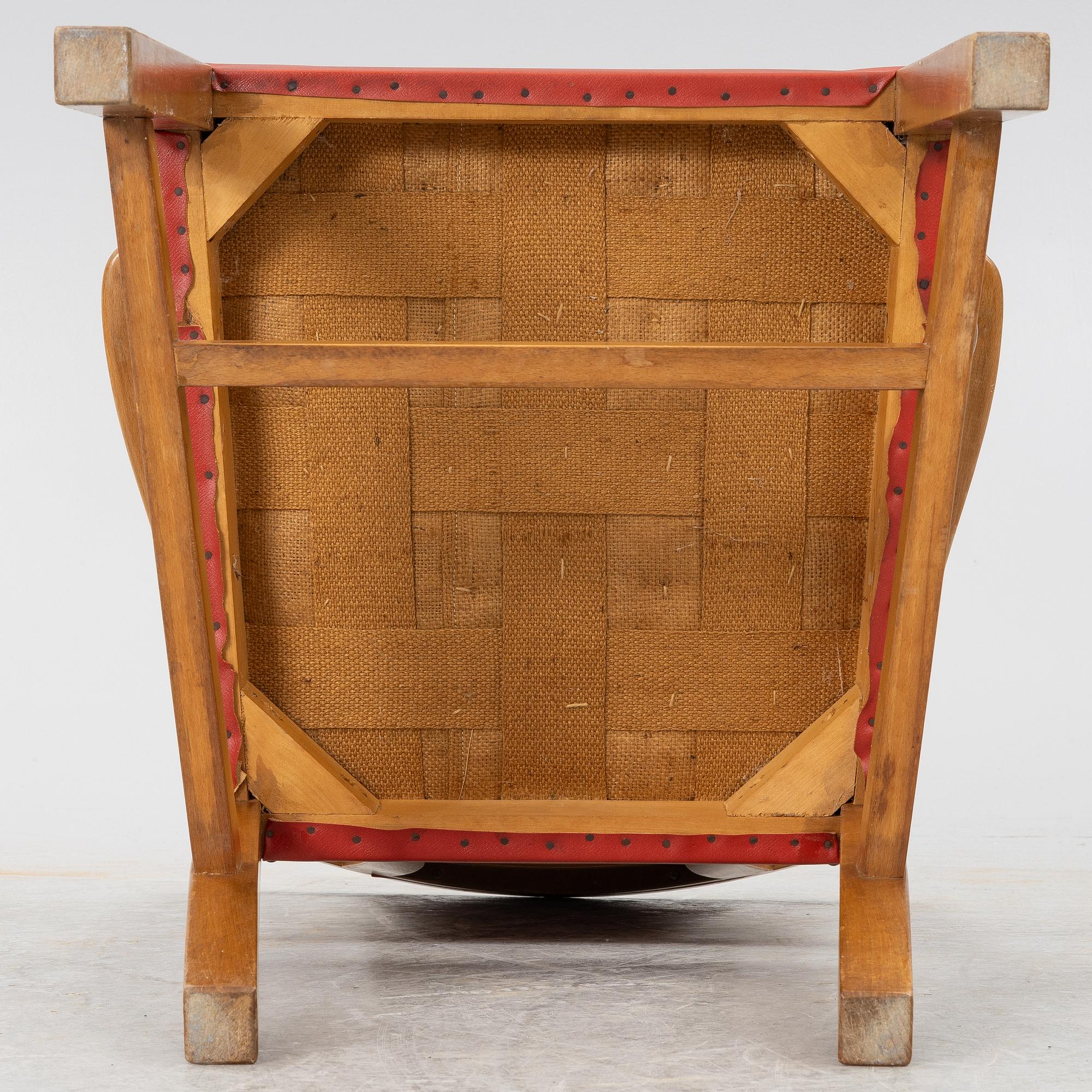 Josef Frank, a model B2163 armchair, Svenskt Tenn.