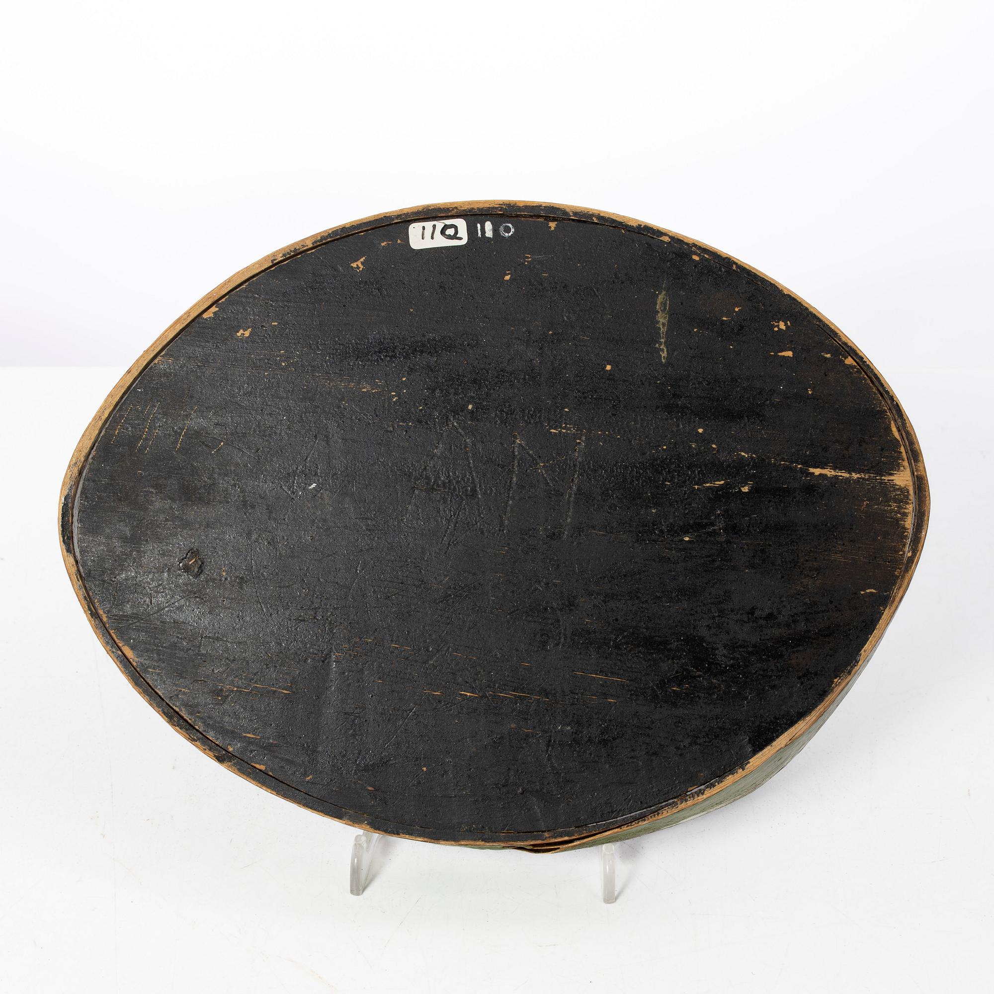 Tray, folk art, Jämtland, 19th century.