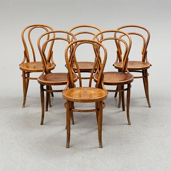 six early 20th Century chairs.