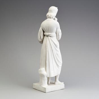 A PARIAN FIGURE, Gustafsberg, ca 1900.