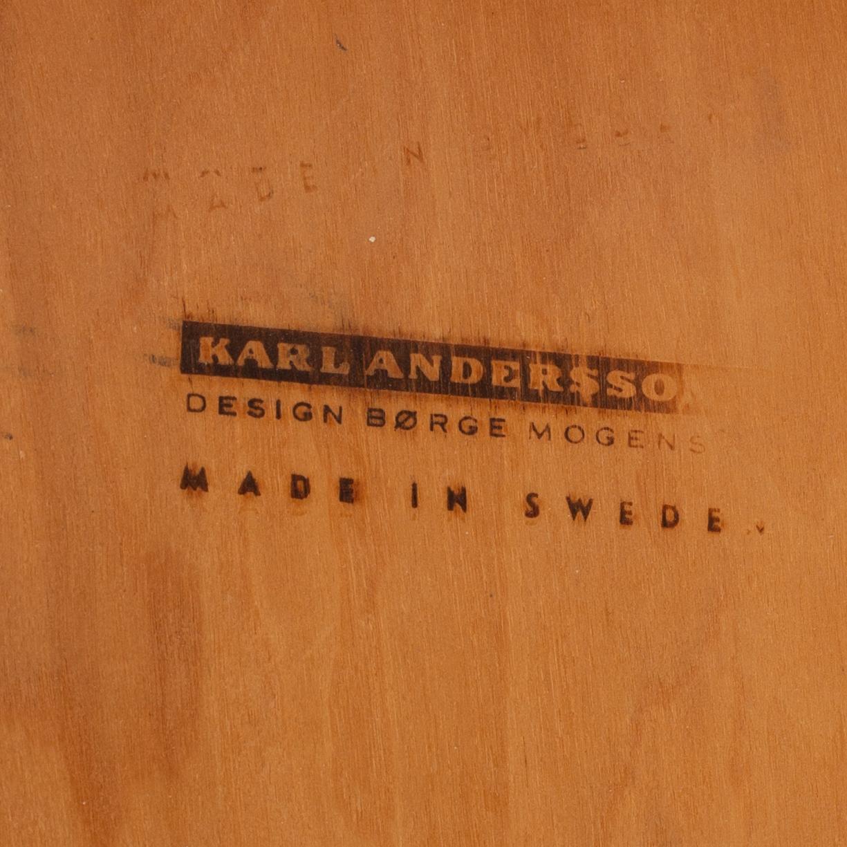 Børge Mogensen, an 'Öresund' chair, Karl Andersson & sons, 1970s.