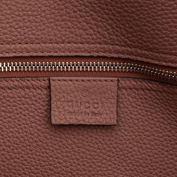 Gucci, a pink leather 'Jackie Sof Tote' bag.