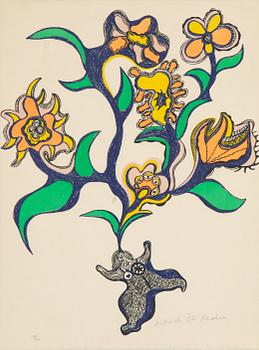 Niki de Saint Phalle, litograph in colors, signed and numbered 233/300.