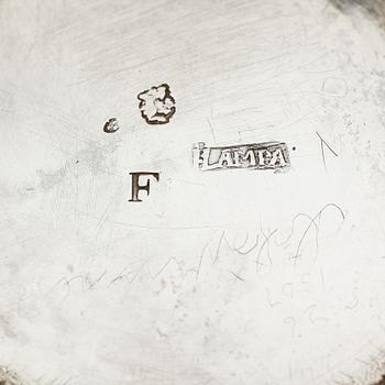 BÄGARE, silver, Jakob Lampa, Stockholm 1764. Vikt ca 413 gram.