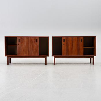 Four cabinets, Scandinavia, 1970s.