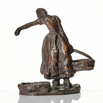 Carl Milles, Woman carrying water (for salt and pepper).