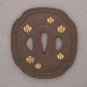 An 18th/19th Century bronze Tsuba.