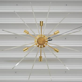 Hans-Agne Jakobsson, a rare ceiling lamp model "C 2438", Hans-Agne Jakobsson AB, Markaryd, 1970s.