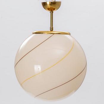 Ceiling lamp, probably Murano, Italy, second half of the 20th century.