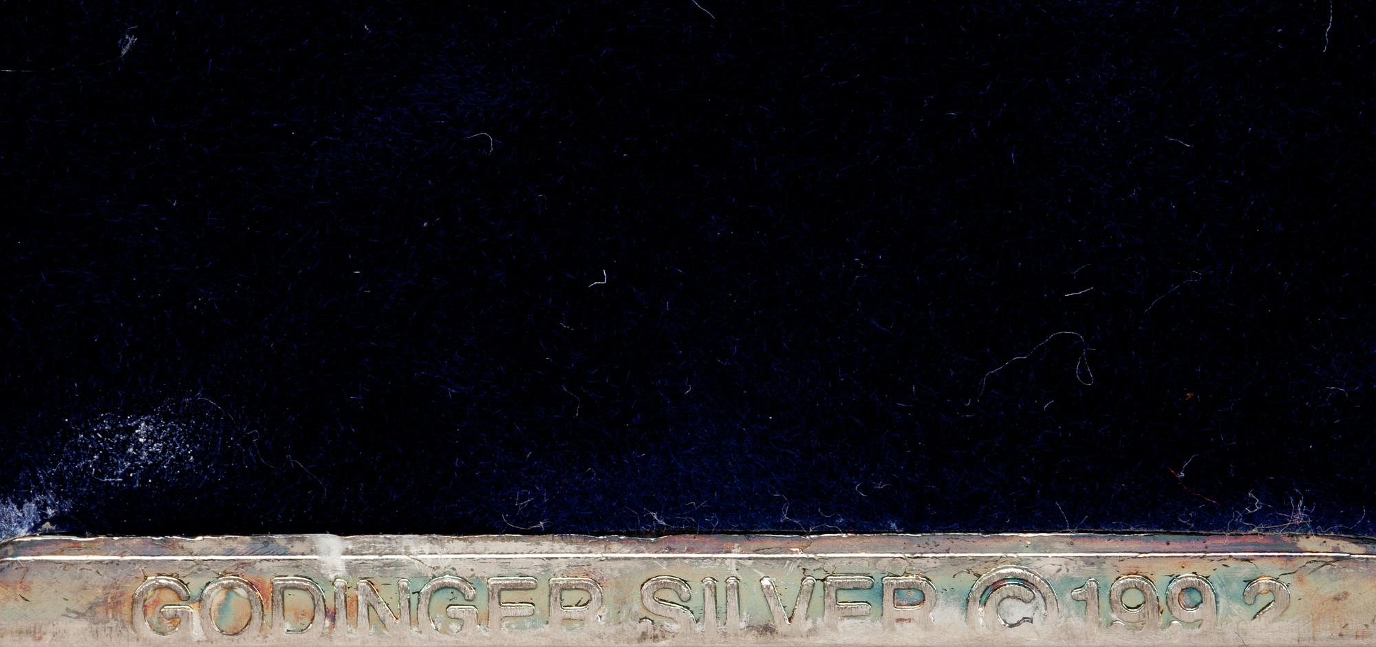 LJUSSTAKAR, ett par, nysilver, Godinger Silver, USA, 1900-talets slut.