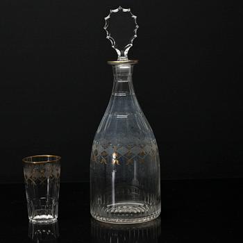 A 26 PIECES GLASS SERVICE, "Odelberg Junior", Kosta.