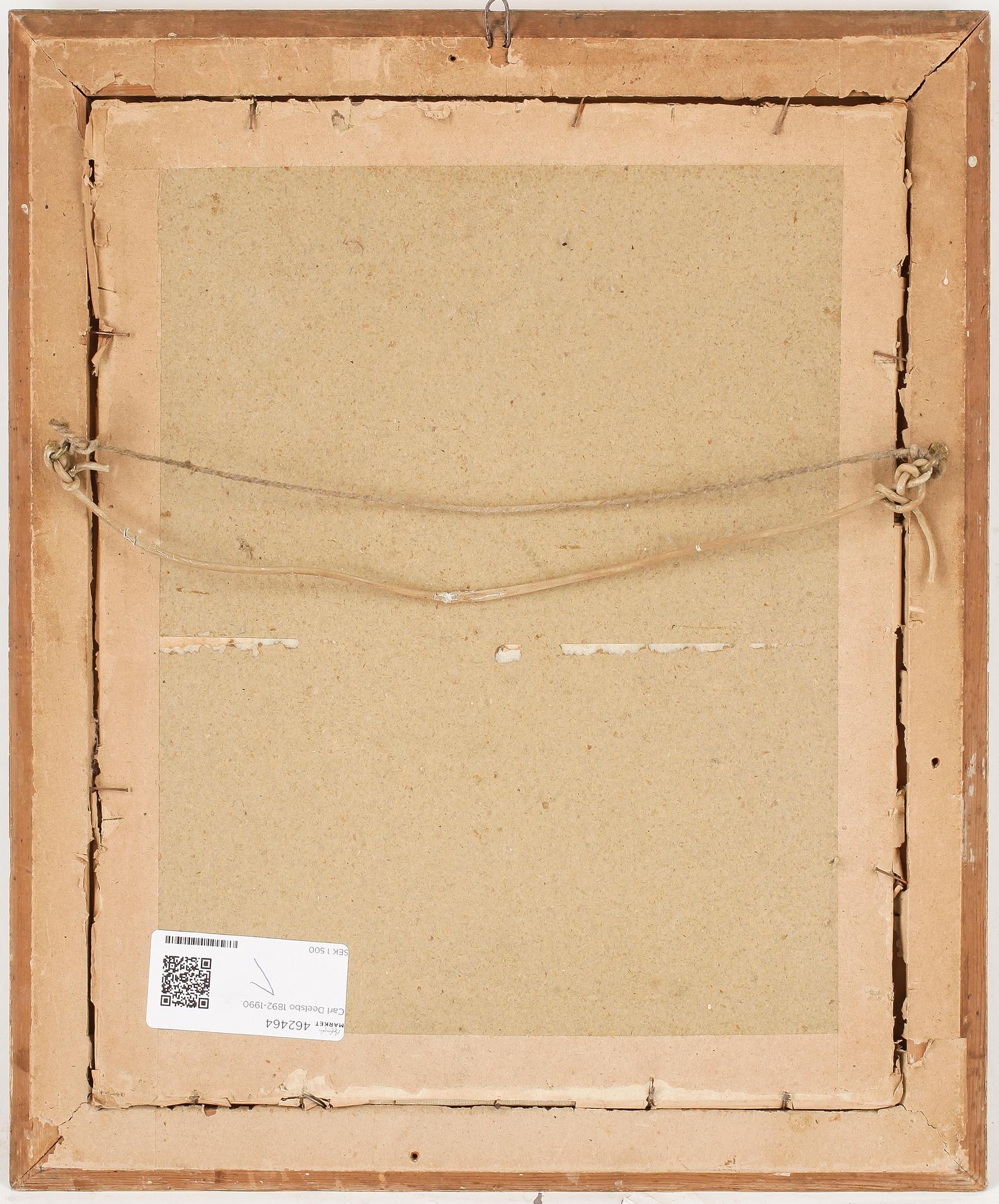 CARL DEELSBO, olja på duk, signerad o daterad -17.