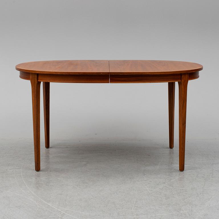 MATBORD, AB Möbelfabriken Linden, Horda, 1960-tal. Två iläggsskivor med sarg medföljer.