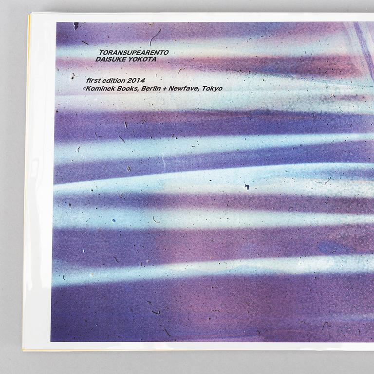 Daisuke Yokota, photobook limited edition signed.