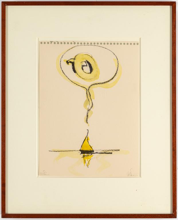 CLAES OLDENBURG, lithograph, 1976, signed in pencil and numbered 30/75.