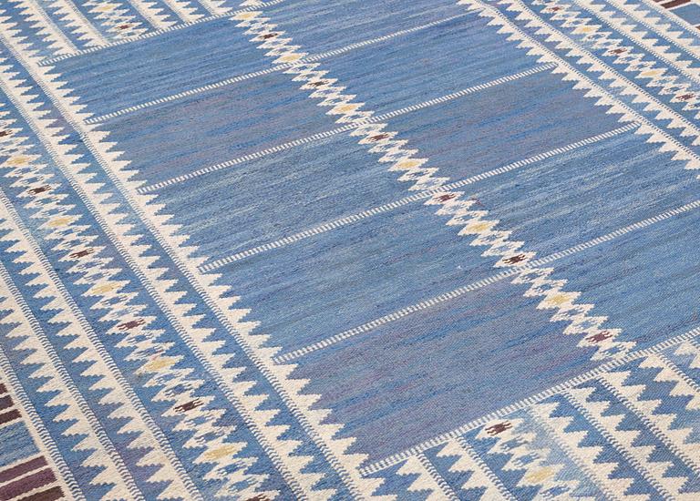 MATTA. "Salerno blå". Rölakan. 276 x 219 cm. Signerad AB MMF BN.