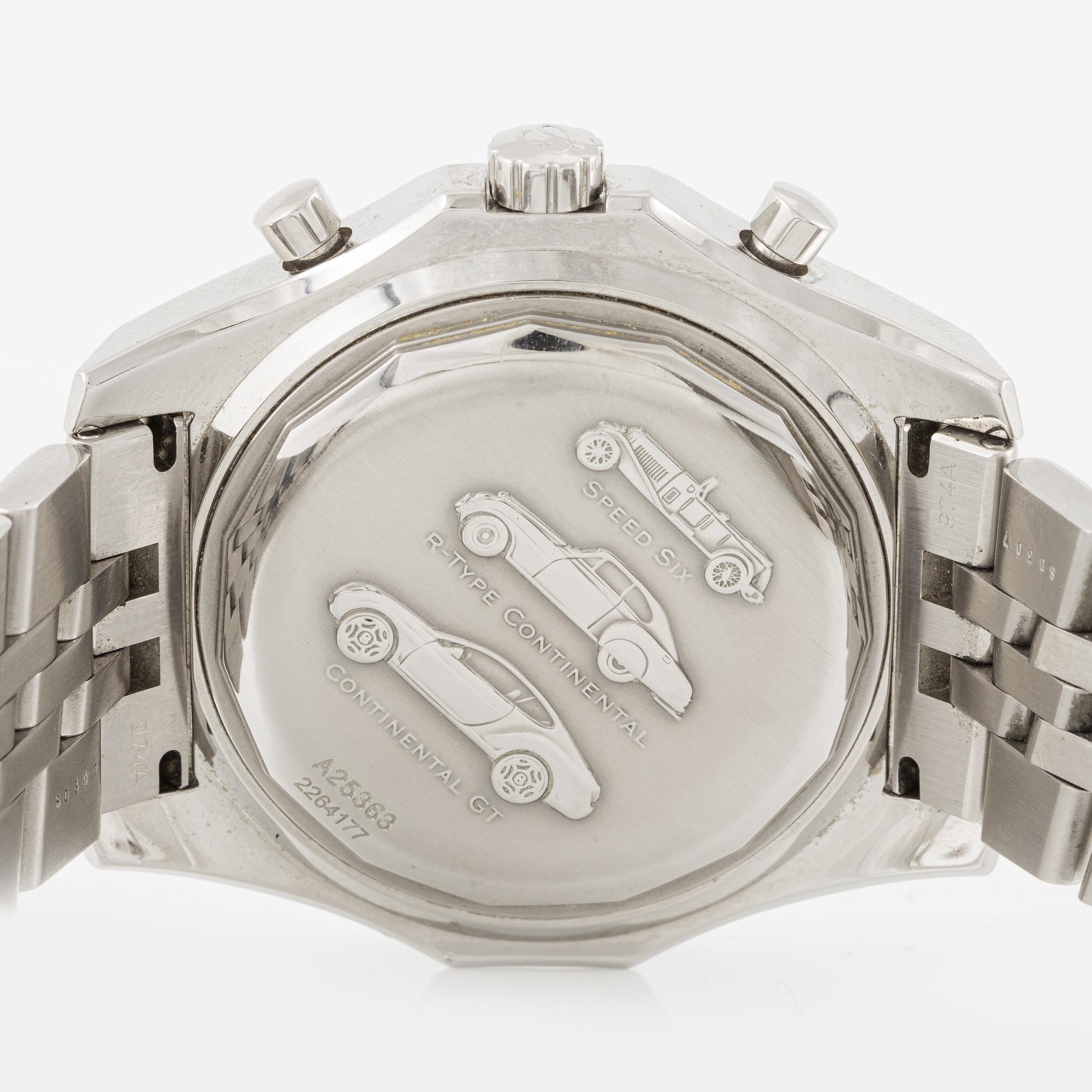 Breitling, for Bentley, Motors T, wristwatch, chronograph, 48.7 mm.