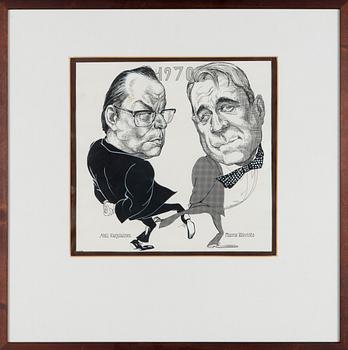 Georg Engeström, Mauno Koivisto & Ahti Karjalainen 1970.